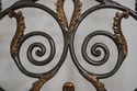70267: Wrought Iron 3 Panel Room Divider