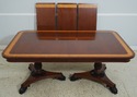 L69903: BAKER Regency Style Mahogany Banded Dining
