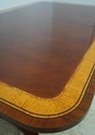 L69903: BAKER Regency Style Mahogany Banded Dining