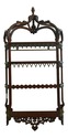 33021EC: Large Chippendale Style Solid Mahogany Wh