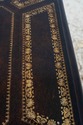 L70361: Leather Wrapped Gold Embossed Hollywood Re