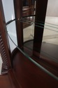 L65977EC: HENREDON Bow Glass Mahogany China Displa