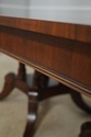 L65584EC: HENREDON Banded Figural Mahogany Dining 