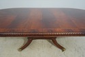 L65975EC: HENREDON Oblong Figural Mahogany Dining 