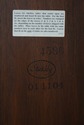 L65760EC: STICKLEY Federal Inlaid Mahogany Dining 