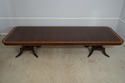 L65584EC: HENREDON Banded Figural Mahogany Dining 