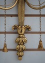 65996EC: Pair FRIEDMAN BROTHERS Gold Wall Sconces