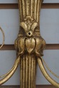 65996EC: Pair FRIEDMAN BROTHERS Gold Wall Sconces