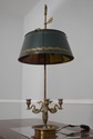 F65995EC: CHAPMAN Brass Bouillotte Lamp w. Tole