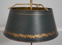 F65995EC: CHAPMAN Brass Bouillotte Lamp w. Tole