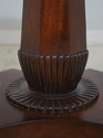 L70379: HENREDON Mahogany Round Lion Claw Pedestal