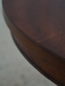 L70379: HENREDON Mahogany Round Lion Claw Pedestal