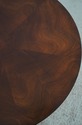 L70379: HENREDON Mahogany Round Lion Claw Pedestal