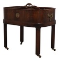 L70392: THEODORE ALEXANDER Mahogany Althorp Canter
