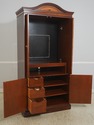 70271: HEKMAN Inlaid Mahogany Entertainment Armoir