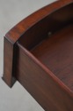L70390: MAITLAND SMITH Mahogany Leather Top Occasi