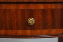 L70390: MAITLAND SMITH Mahogany Leather Top Occasi