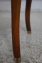 L70390: MAITLAND SMITH Mahogany Leather Top Occasi
