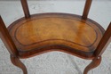 L70390: MAITLAND SMITH Mahogany Leather Top Occasi