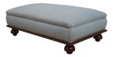 70351: Large RALPH LAUREN Style Mahogany Upholster