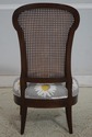 70404: Pair of Mahogany Low Seat Cane Back Chairs 