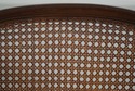 70404: Pair of Mahogany Low Seat Cane Back Chairs 