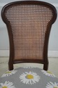 70404: Pair of Mahogany Low Seat Cane Back Chairs 
