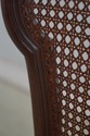 70404: Pair of Mahogany Low Seat Cane Back Chairs 