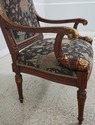 L70406: Pair Of Louis XVI Style Gilded Wood Armcha