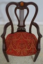 L70399: Set of 8 JOHN WIDDICOMB Mahogany Inlaid Ly