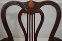 L70399: Set of 8 JOHN WIDDICOMB Mahogany Inlaid Ly