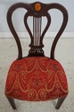 L70399: Set of 8 JOHN WIDDICOMB Mahogany Inlaid Ly