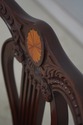 L70399: Set of 8 JOHN WIDDICOMB Mahogany Inlaid Ly