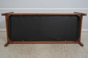 70019: STICKLEY Mission Oak Leather Seat Sofa Sett