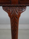 75220: BAKER Ball & Claw Walnut 2 Drawer Sofa Tabl
