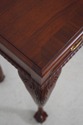 75220: BAKER Ball & Claw Walnut 2 Drawer Sofa Tabl