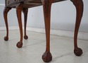 75220: BAKER Ball & Claw Walnut 2 Drawer Sofa Tabl