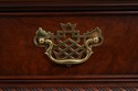 75220: BAKER Ball & Claw Walnut 2 Drawer Sofa Tabl