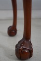 75220: BAKER Ball & Claw Walnut 2 Drawer Sofa Tabl
