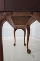 75220: BAKER Ball & Claw Walnut 2 Drawer Sofa Tabl
