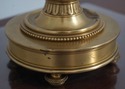 LF75294: Pair DECORATIVE CRAFTS Brass & Glass Hurr