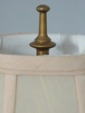 LF75293: Pair Bamboo Form Toleware Leaf Buffet Lam
