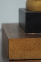 LF75293: Pair Bamboo Form Toleware Leaf Buffet Lam