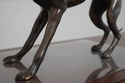 LF75303: Doberman Pinscher Dog Solid Brass Modern 