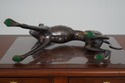 LF75303: Doberman Pinscher Dog Solid Brass Modern 