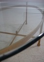 75306: LABARGE Modern Regency Brass & Glass Coffee