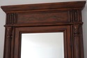75268: HOOKER Mirrored Door Wall Standing Jewelry 