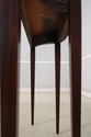 L75295: Federal Style Inlaid Mahogany Console Tabl