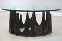 F75273: PAUL EVANS Stalagmite Bronze Coffee Table 