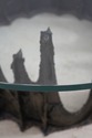 F75273: PAUL EVANS Stalagmite Bronze Coffee Table 